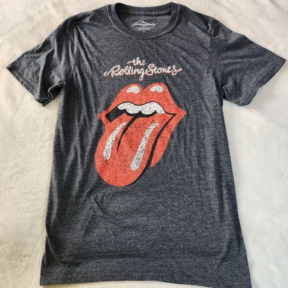The Rolling Stones Gray Tshirt With Graphics Size Smalll - Picture 1 of 5